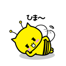 Bee cat Hachinyan sticker #4735839