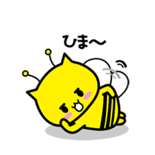 Bee cat Hachinyan sticker #4735839