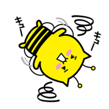 Bee cat Hachinyan sticker #4735847