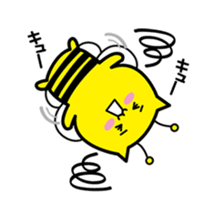Bee cat Hachinyan sticker #4735847