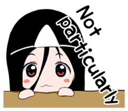 Boxed ghost girl! sticker #4736206