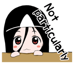 Boxed ghost girl! sticker #4736206