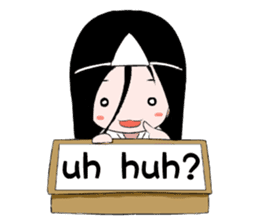 Boxed ghost girl! sticker #4736212