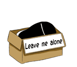 Boxed ghost girl! sticker #4736213