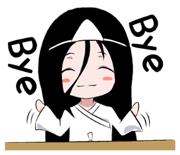 Boxed ghost girl! sticker #4736215