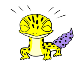 Leopard gecko! sticker #4736311