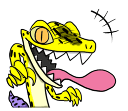 Leopard gecko! sticker #4736319
