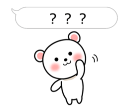 Bear of theballoonStickerofKansaidialect sticker #4736430