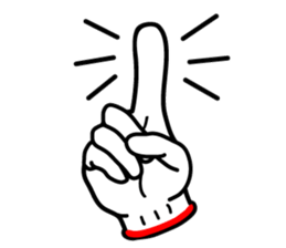 hand sign sticker sticker #4736825