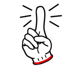 hand sign sticker sticker #4736825