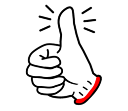 hand sign sticker sticker #4736829