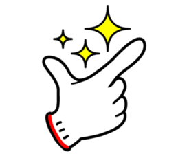 hand sign sticker sticker #4736834