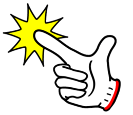 hand sign sticker sticker #4736835