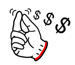 hand sign sticker sticker #4736836