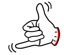 hand sign sticker sticker #4736839