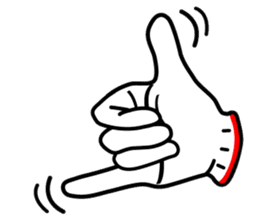 hand sign sticker sticker #4736839