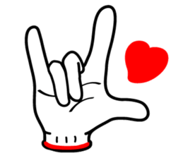 hand sign sticker sticker #4736842