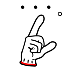 hand sign sticker sticker #4736844