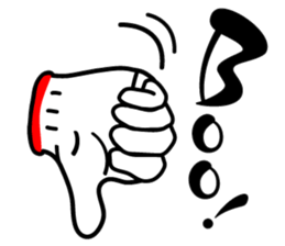 hand sign sticker sticker #4736845