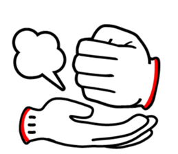 hand sign sticker sticker #4736851