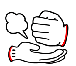 hand sign sticker sticker #4736851