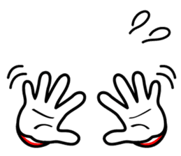 hand sign sticker sticker #4736854