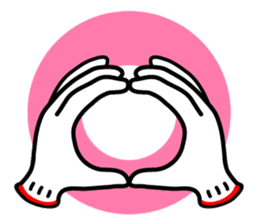 hand sign sticker sticker #4736862