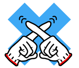 hand sign sticker sticker #4736863