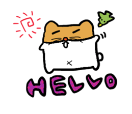 Lovely hamster sticker #4737104