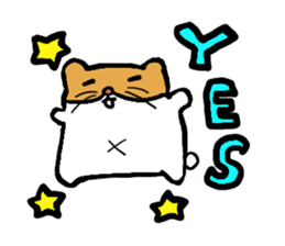 Lovely hamster sticker #4737105