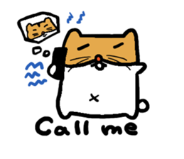 Lovely hamster sticker #4737115
