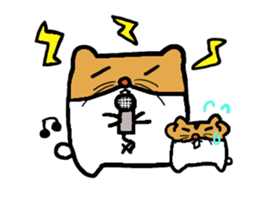 Lovely hamster sticker #4737121