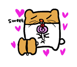 Lovely hamster sticker #4737122