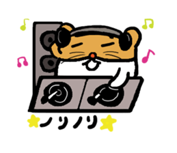 Lovely hamster sticker #4737125