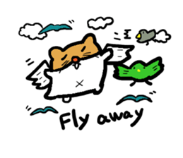Lovely hamster sticker #4737126