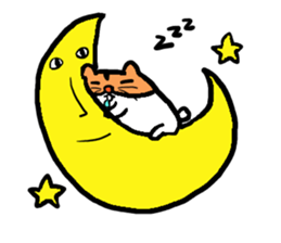 Lovely hamster sticker #4737139
