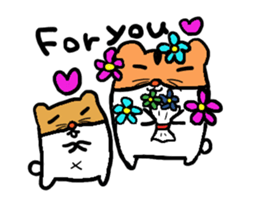 Lovely hamster sticker #4737141
