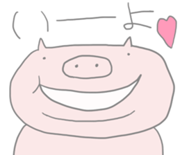 The pig which is a fatty sticker #4737278