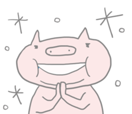 The pig which is a fatty sticker #4737300