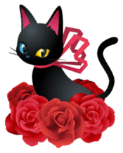 Black Cat MIA sticker #4737345