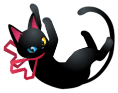 Black Cat MIA sticker #4737350
