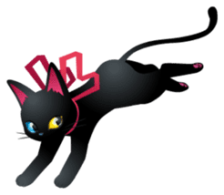 Black Cat MIA sticker #4737351