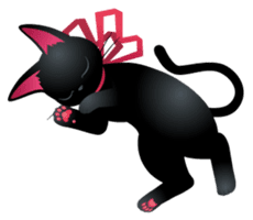 Black Cat MIA sticker #4737356