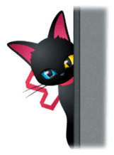Black Cat MIA sticker #4737358