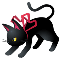 Black Cat MIA sticker #4737359