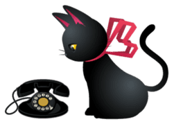 Black Cat MIA sticker #4737361