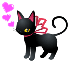 Black Cat MIA sticker #4737362