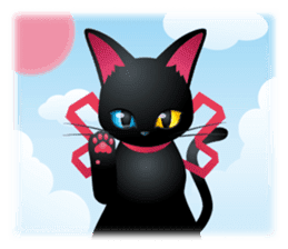 Black Cat MIA sticker #4737377