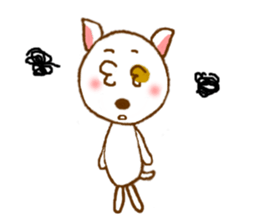 sweet panda-dog sticker sticker #4737604