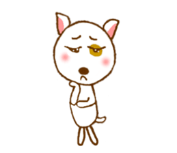 sweet panda-dog sticker sticker #4737605